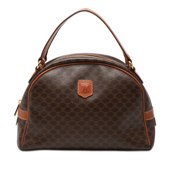 Pre-Loved Celine Macadam Coated Canvas Dome Handbag